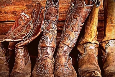 COWBOY BOOTS WALLPAPER   (