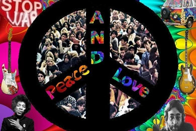 Peace And Love Wallpaper.