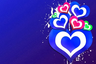 Love Blue Heart 3d Wallpapers Hd For Desktop And Tablets Free ...