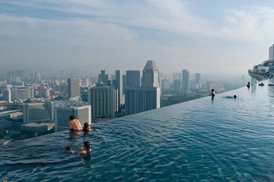 Cityscapes, Singapore, National Geographic, Swimming Pools, Marina ...