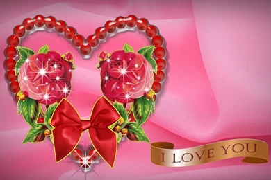 Amazing Love Ring And Rose Flower Wallpapers