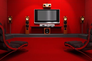 1920x1080 Room, Entertainment, Red Room, Tv, Lounge, Entertainment ...