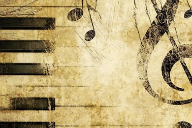 Download Wallpapers 2560x1440 Keys, Treble Clef, Music, Notes Mac ...