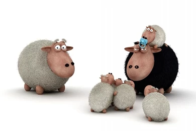 Wallpapers Pictures Photos: Cartoon Sheep Pictures
