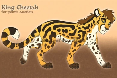 Character Auction:: King Cheetah By Mistrel Fox On DeviantArt