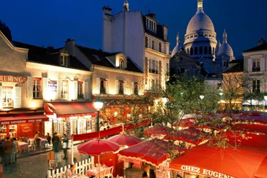 Place Du Tertre, Paris, France Wallpapers