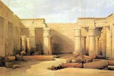 David Roberts Paintings Of The Ancient Egyptian Civilization And ...