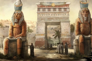 Abul Tag Wallpapers: Temple Abul Simbel Painting Ancient Egypt ...