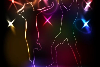 Disco Dancing Backgrounds Vector