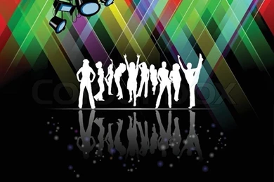 Eps 10 Vector Dance Pole On Black Backgrounds