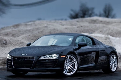 Auid R8 Black, 1366x768 Pixels : Wallpapers Tagged Audi Wallpapers ...