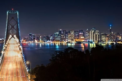 San Francisco At Night Hd Desktop Wallpapers Widescreen High [Your ...