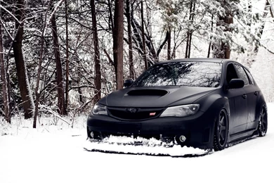 1920x1080 Wrx sti, Hellaflush, Car, Jdm, Winter, Black, Tuning ...