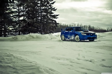 Subaru STI Winter HD Desktop Wallpapers : Fullscreen : Mobile ...