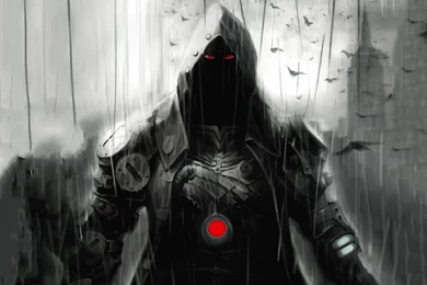Rain Design PC Red Eyes Cover Warriors Wallpapers