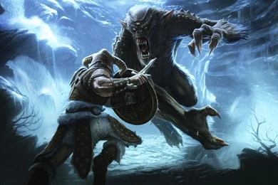 Video Game The Elder Scrolls V Skyrim Warriors Widescreen ...