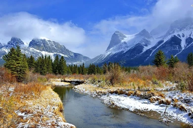 Winter In The Rocky Mountains Wallpapers