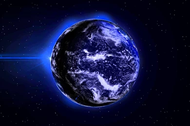 4K EARTH At Night LIGHTS   1Min Loop   3D Backgrounds Animation ...