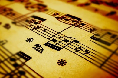 1366x768 Music Notes Wallpapers