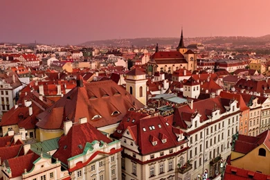 Houses: Prague Cityscape Houses Architecture Wallpapers Pictures ...