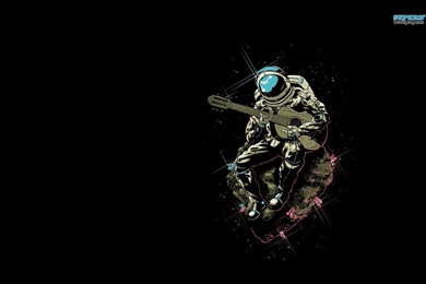 Guitarist Astronaut Wallpapers   Funny Wallpapers