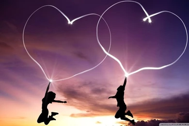 Valentines Day Hearts HD Desktop Wallpapers : Widescreen : High ...