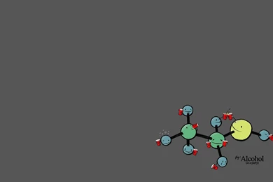 Funny Alcohol Molecule Wallpapers