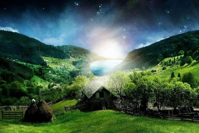 Free Wallpapers   Free Nature Wallpapers   A Picturesque Landscape 7 ...