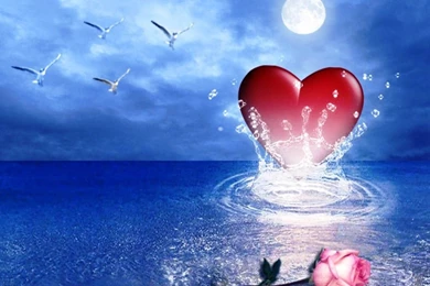 Friends4allu   The True Friendship Site: Love Heart Wallpapers ...