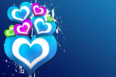 3D Love Hearts Wallpapers   HD Images New