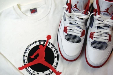 OG Nike Air Jordan Flight Club Sweatshirt / Mars Blackmon IVs ...