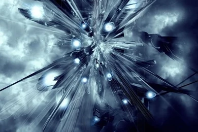 3D Metal Shards Iphone 4S Wallpapers 640x960