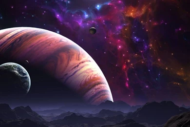 Space Star Planet iPad Air Wallpapers Download