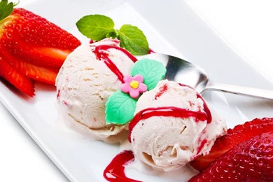 Strawberry Ice Cream Wallpapers