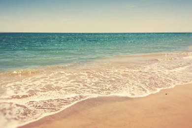 1366x768 Clean Beach Desktop PC And Mac Wallpapers