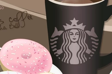 640x960 Starbucks Coffee And Donuts Iphone 4 Wallpapers
