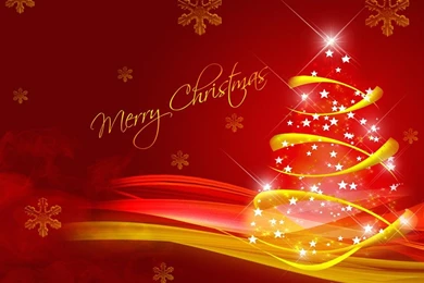 Red Christmas Tree Desktop Wallpaper.jpg