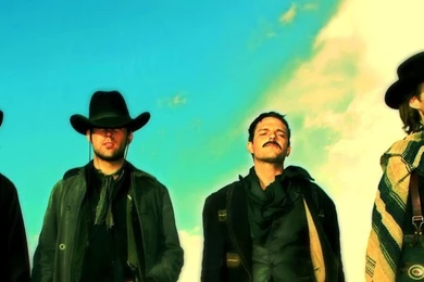 Download Wallpapers 3840x1200 The Killers, Shot, Caps, Sky, Macs ...