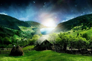 Download Draco Abstract Nature Surreal Landscape Hd City Wallpapers ...