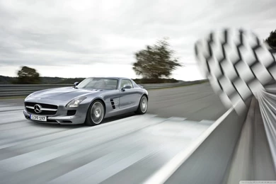 Mercedes Benz SLS AMG Supercar HD Desktop Wallpapers : Mobile ...