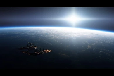 1440x900 Space Station Desktop PC And Mac Wallpapers