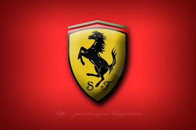 Ferrari Brand Logo Design Background HD Wallpaper.jpg
