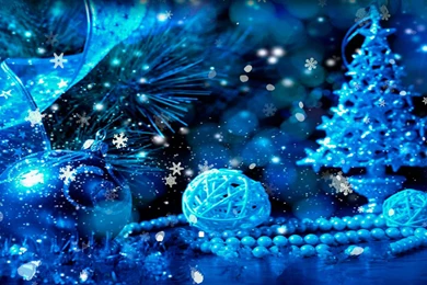 Artificial Christmas Snow Wallpapers & Paintings – Christmas ...