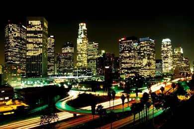 Download Wallpapers 3840x2400 Los Angeles, City, Night, Street ...