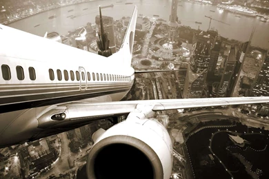 City Leaving Plane : Full HD Desktop Wallpapers : Wallinda