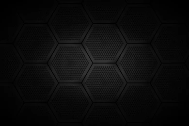 Hexagonal Grid Black Wallpapers