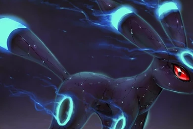 HDscreen: Eevee Eeveelutions Pokemon Umbreon Desktop Bakcgrounds