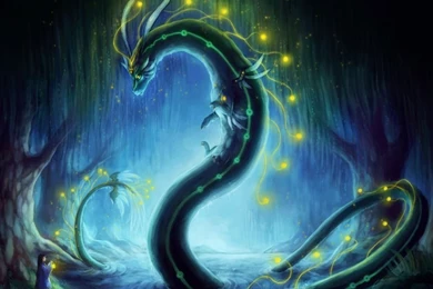 Blue Dragon HD Desktop Wallpapers : Widescreen : Fullscreen