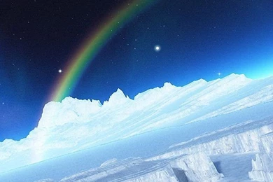 Rainbow Space Sky Galaxy S3 Wallpapers (640x960)