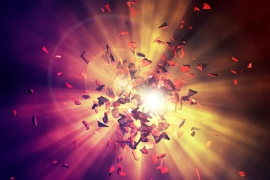 Download Wallpapers 1366x768 Shards, Explosion, Energy Laptop ...